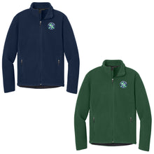 Load image into Gallery viewer, Evergreen Academy - "Crest" Youth/Adult Fleece Jacket
