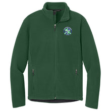 Load image into Gallery viewer, Evergreen Academy - "Crest" Youth/Adult Fleece Jacket
