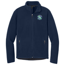 Load image into Gallery viewer, Evergreen Academy - "Crest" Youth/Adult Fleece Jacket
