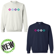 Load image into Gallery viewer, Monte Cassino - &quot;Cross Front&quot; Youth/Adult Crewneck Sweatshirt

