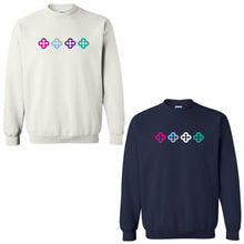 Load image into Gallery viewer, Monte Cassino - &quot;Cross Front&quot; Youth/Adult Crewneck Sweatshirt
