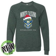 Load image into Gallery viewer, Monte Cassino - &quot;Santa Bernie&quot; Youth/Adult Crewneck Sweatshirt

