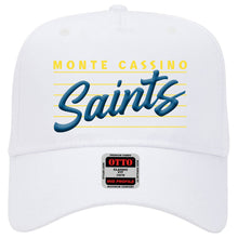 Load image into Gallery viewer, Monte Cassino School - "Retro 3D" 5-Panel Baseball Cap
