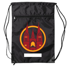 Load image into Gallery viewer, Holy Family Classical School - Zipper Drawstring Backpack
