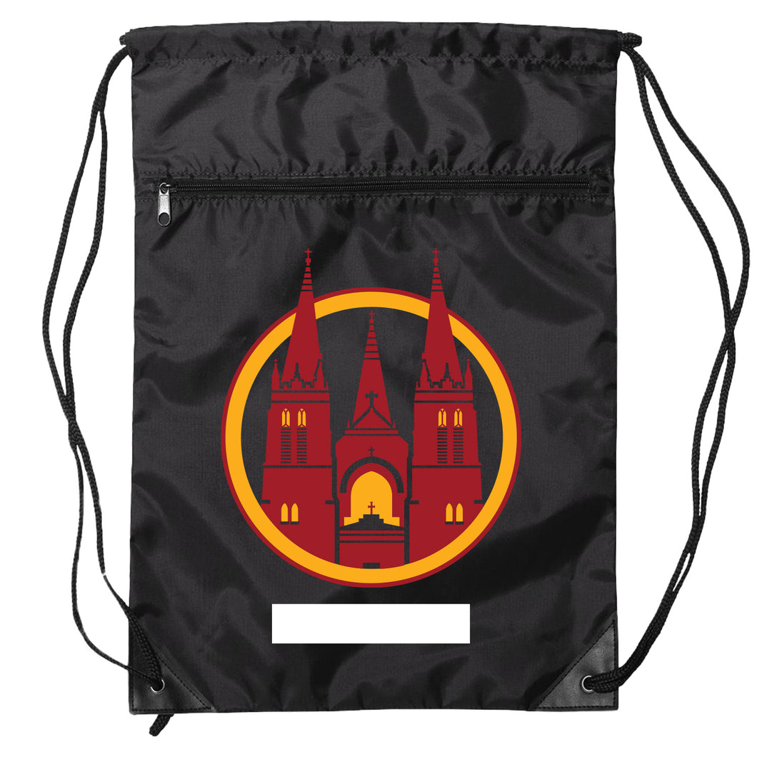 Holy Family Classical School - Zipper Drawstring Backpack