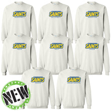 Load image into Gallery viewer, Monte Cassino Athletics - &quot;Saints Athletics&quot; Youth/Adult Crewneck Sweatshirt

