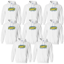 Load image into Gallery viewer, Monte Cassino Athletics - &quot;Saints Athletics&quot; Youth/Adult Hooded Sweatshirt
