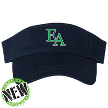 Load image into Gallery viewer, Evergreen Academy - "EA" Unisex Biowashed Visor
