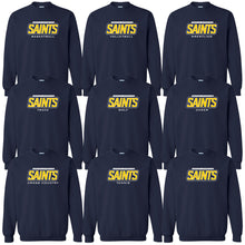 Load image into Gallery viewer, Monte Cassino Athletics - "Saints Athletics" Youth/Adult Crewneck Sweatshirt
