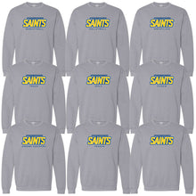 Load image into Gallery viewer, Monte Cassino Athletics - "Saints Athletics" Youth/Adult Crewneck Sweatshirt
