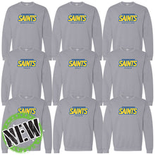 Load image into Gallery viewer, Monte Cassino Athletics - "Saints Athletics" Youth/Adult Crewneck Sweatshirt
