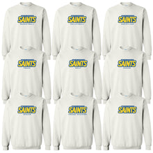 Load image into Gallery viewer, Monte Cassino Athletics - "Saints Athletics" Youth/Adult Crewneck Sweatshirt
