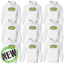 Load image into Gallery viewer, Monte Cassino Athletics - "Saints Athletics" Youth/Adult Hooded Sweatshirt
