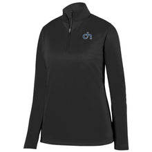 Load image into Gallery viewer, Cascia Hall Preparatory School - "CH" Ladies 1/4 Zip Performance Fleece Pullover
