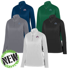 Load image into Gallery viewer, Cascia Hall Preparatory School - "CH" Ladies 1/4 Zip Performance Fleece Pullover
