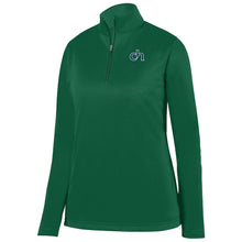 Load image into Gallery viewer, Cascia Hall Preparatory School - "CH" Ladies 1/4 Zip Performance Fleece Pullover
