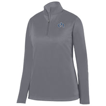 Load image into Gallery viewer, Cascia Hall Preparatory School - "CH" Ladies 1/4 Zip Performance Fleece Pullover
