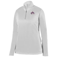 Load image into Gallery viewer, Cascia Hall Preparatory School - "CH" Ladies 1/4 Zip Performance Fleece Pullover

