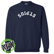 Load image into Gallery viewer, St. Pius X Catholic School - &quot;Upside Down&quot; Youth/Adult Crewneck Sweatshirt
