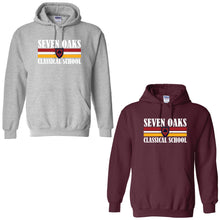 Load image into Gallery viewer, Seven Oaks Classical School - Youth/Adult Hooded Sweatshirt
