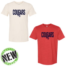 Load image into Gallery viewer, All Saints Catholic School - &quot;Cougars&quot; Youth/Adult Blended SS T
