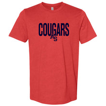 Load image into Gallery viewer, All Saints Catholic School - &quot;Cougars&quot; Youth/Adult Blended SS T
