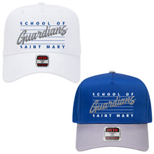 Load image into Gallery viewer, School of Saint Mary - "Retro 3D" 5-Panel Baseball Cap
