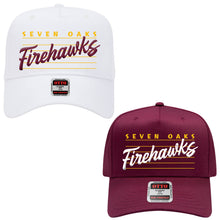 Load image into Gallery viewer, Seven Oaks Classical School - "Retro 3D" 5-Panel Baseball Cap
