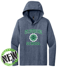 Load image into Gallery viewer, Saints Peter and Paul Catholic School - "Retro Crest" Youth/Adult Unisex Tri-Blend LS Hoodie
