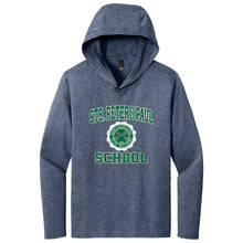 Load image into Gallery viewer, Saints Peter and Paul Catholic School - "Retro Crest" Youth/Adult Unisex Tri-Blend LS Hoodie
