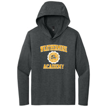Load image into Gallery viewer, Weathermore Academy - "Retro Crest" Youth/Adult Unisex Tri-Blend LS Hoodie
