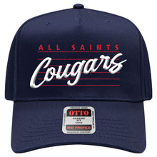 Load image into Gallery viewer, All Saints Catholic School - "Retro 3D" 5-Panel Baseball Cap
