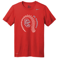 Load image into Gallery viewer, OC Baseball - &quot;Laces&quot; Youth/Adult Performance T
