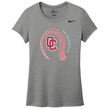 Load image into Gallery viewer, OC Baseball - &quot;Laces&quot; Women&#39;s Performance T
