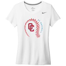 Load image into Gallery viewer, OC Baseball - &quot;Laces&quot; Women&#39;s Performance T
