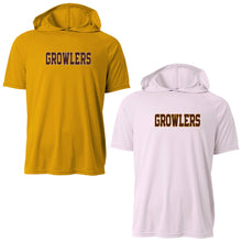 Load image into Gallery viewer, Growlers Baseball - Youth/Adult Performance Hooded SS T
