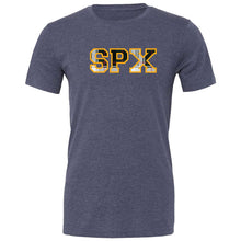 Load image into Gallery viewer, St. Pius X Catholic School - "Varsity Plaid" Youth/Adult Blended SS T
