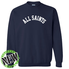 Load image into Gallery viewer, All Saints Catholic School - &quot;Arched&quot; Youth/Adult Crewneck Sweatshirt
