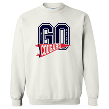 Load image into Gallery viewer, All Saints Catholic School - &quot;Go Cougars&quot; Youth/Adult Crewneck Sweatshirt
