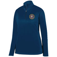 Load image into Gallery viewer, Tulsa Classical Academy - &quot;Seal&quot; Ladies 1/4 Zip Performance Fleece Pullover
