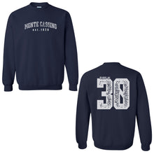 Load image into Gallery viewer, Monte Cassino - "Class Of" Youth/Adult Crewneck Sweatshirt
