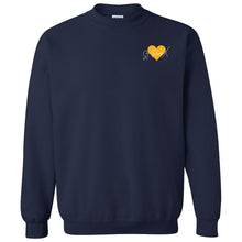 Load image into Gallery viewer, St. Pius X Catholic School - &quot;Heart&quot; Youth/Adult Crewneck Sweatshirt
