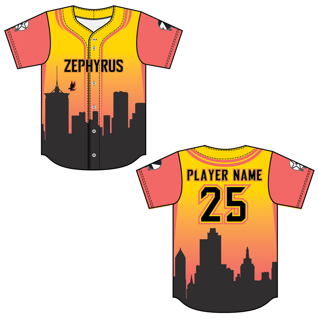 Zephyrus - 2025 Unisex Adult Sublimated Full-Button Jersey