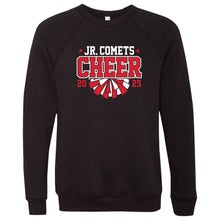 Load image into Gallery viewer, Junior Comets Cheer - &quot;Cheer 2025&quot; Youth/Adult Crewneck Sweatshirt
