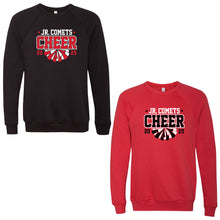 Load image into Gallery viewer, Junior Comets Cheer - &quot;Cheer 2025&quot; Youth/Adult Crewneck Sweatshirt
