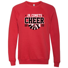 Load image into Gallery viewer, Junior Comets Cheer - &quot;Cheer 2025&quot; Youth/Adult Crewneck Sweatshirt
