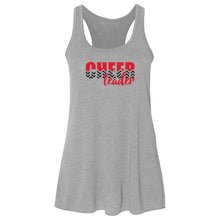 Load image into Gallery viewer, Junior Comets Cheer- &quot;Chevron Cheer&quot; Girl&#39;s/Women&#39;s Flowy Racerback Tank
