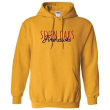 Load image into Gallery viewer, Seven Oaks Classical School - &quot;Overlap&quot; Adult Hooded Sweatshirt
