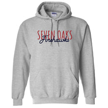 Load image into Gallery viewer, Seven Oaks Classical School - &quot;Overlap&quot; Adult Hooded Sweatshirt
