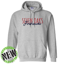 Load image into Gallery viewer, Seven Oaks Classical School - &quot;Overlap&quot; Adult Hooded Sweatshirt
